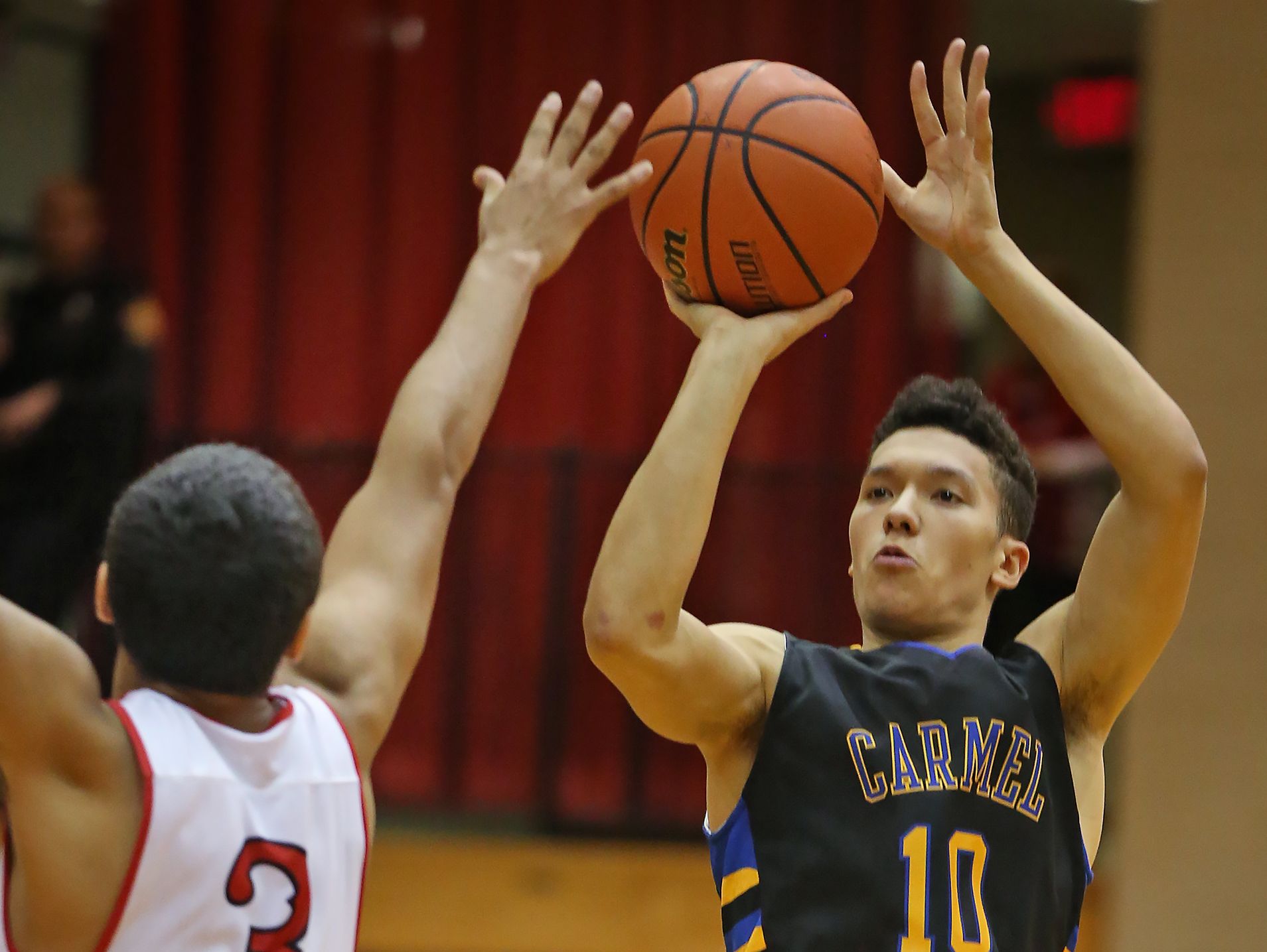 Carmel's Sterling Brown led the Greyhounds with 24 points during their win Friday night against Pike.