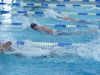 Kyle T. McGregor, center, swims for the Wappingers team in a 200 yard freestyle heat during the Section 1 Conference 3 boys swimming championships at Beacon High School.
