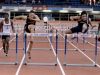 Ethan Burgos of Beacon, right, won the boys 55 meter hurdles at the Northern Counties Indoor Track and Field Championships at the New Balance Armory in Manhattan Jan. 28, 2017.