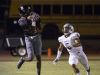 Desert Ridge's Jalen Harris (8) makes a catch over Hamilton's Ezekiel Robbins (5) in the first half at Desert Ridge High School on September 9, 2016 in Mesa, Ariz.