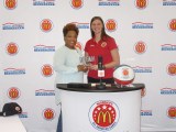 Alexis Morris presented her mom, Sharonne, with the Dream Champion Award. (Photo: McDAAG)