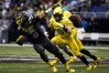 1/7/17 12:24:02 PM -- San Antonio, TX, U.S.A -- East running back Cam Akers (3) runs the ball during U.S. Army All-American Bowl high school football game at the Alamodome. -- Photo by USA TODAY Sports Images, Gannett ORG XMIT: US 135880 Army All-America 1/7/2017 [Via MerlinFTP Drop]