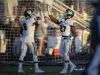 WR Jovel Smith celebrates with Jovan Smith during theTrinity football game against Lafayette in Lexington, KY on Friday, September 3, 2016.