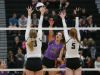 Johnston's Taryn Knuth hits the ball over the net during the class 5A regional final between Ankeny Centennial and Johnston on Monday, Oct. 31, 2016, in Ankeny. Knuth, an Elite team All-Iowa selection in volleyball, will play volleyball at Florida State.
