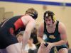 Ashwaubenon's Daniel Cole wrestles Pewaukee's Brandon Berg in a 220-pound semifinal match at the Battle On The Bay high school wrestling meet at Bay Port High School on Saturday, Dec. 10, 2016, in Suamico.