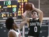 South Oldham’s Luke Morrison (0) shoots over Fern Creek’s Clint Wickliffe (15) during the first half of the Mitchell Irvin Tournament, Thursday, Dec. 29, 2016 in Crestwood KY.
