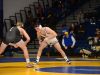 Sussex Central's Lucas Hudson takes on Polytech's Vincent Tascione during the meet on Wednesday, Feb. 2, 2017.