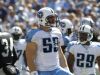 Tim Shaw plays with the Tennessee Titans against the Oakland Raiders at LP Field in Nashville, Tenn. on Sept. 12, 2010.