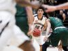 Hamilton junior Rashad Smith (10) looks to pass as Basha senior Terrell Brown (2) defends in the first half at Hamilton High School in Chandler on Friday, Jan. 27, 2017.