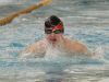 A St. Johns swimmer competes in the 200 Breaststroke in the Waverly Relays Dec. 7, 2016, at Waverly High School.