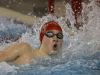 Aiden Clark of Neenah swims the second leg of the 200 Yard Freestyle Relay during the 2017 WIAA Sectional Swimming Championship Saturday, February 11, 2017, at Neenah High School in Neenah, Wisconsin. Ron Page/USA TODAY NETWORK-Wisconsin