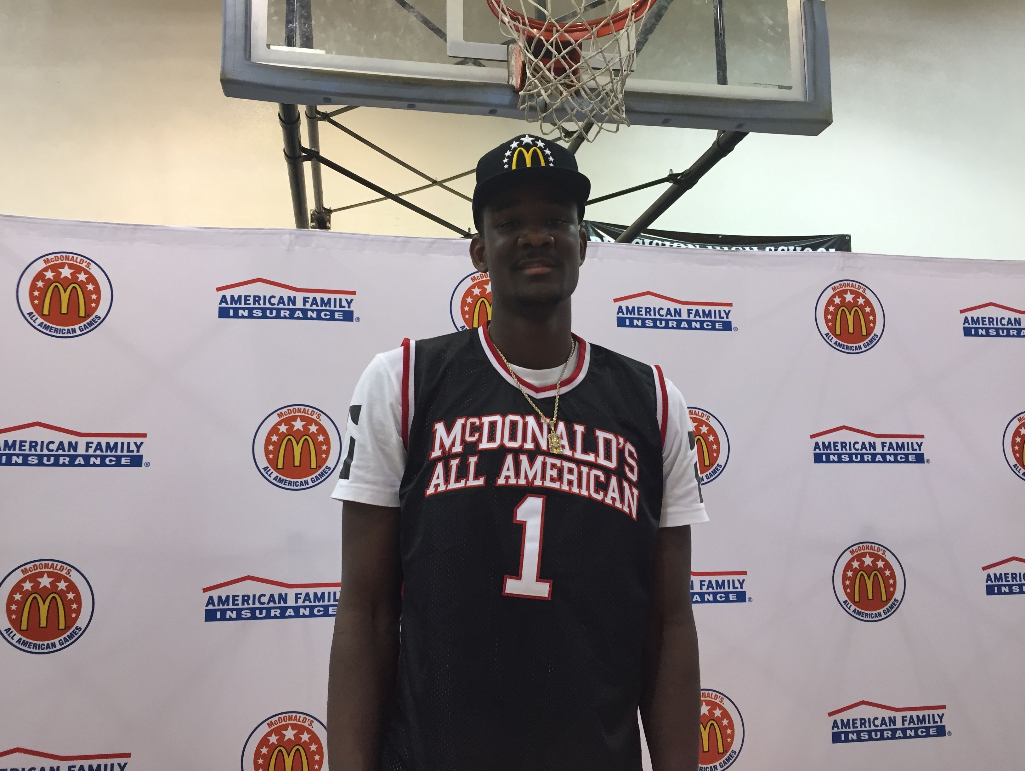 DeAndre Ayton became the first basketball player from Arizona to become a McDonald's All-American since 2007