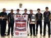 The Dubuque Hempstead team finished first Wednesday, Feb. 22, 2017 at the 3A state bowling tournament at Plaza Lanes in Des Moines.