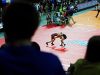 Harrisburg's Jacob Hanssen, left, and Brookings' Sam Lehman wrestle in a Class A 126-pound match during the 2017 SDHSAA State Wrestling Championships Friday, Feb. 24, 2017, at the Denny Sanford Premier Center in Sioux Falls.
