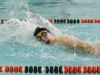 Bo Geiger of Brillion/Valders/Chilton swims to a first-place finish in the 100-yard freestyle at the Eastern Wisconsin Conference meet Saturday in Plymouth.