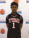 M.J. Walker receives his McDonald's All-American Game honorary jersey. (Photo: McDAAG)
