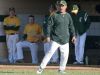 Floyd Central Highlanders head baseball coach Casey LaDuke tells the home plate umpire that he (the umpire) was calling strikes thrown by the Highlanders starting pitcher Phillip Archer as balls all game long. When he persisted with his protest to the umpire, he was ejected from the game. 04 April 2015