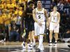 Kickapoo High School Chiefs (Springfield, Mo.) guard Cameron Davis (5) reacts to a foul called on his team during second quarter action of the 2017 Bass Pro Tournament of Champions high school basketball game between the Kickapoo High School Chiefs (Springfield, Mo.) and the Montverde Academy Eagles (Montverde, Fla.) at JQH Arena in Springfield, Mo. on Jan. 12, 2017.
