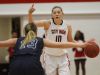 Iowa City High's Ashley Joens (10) directs traffic during a Mississippi Valley Conference game against Cedar Rapids Xavier at Iowa City High on Friday, January 13, 2017.