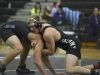 Matt Cates of Palm Bay takes on Bayside wrestler Owen Cavanaugh during the Cape Coast Conference wrestling tournament.