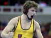 Luxemburg-Casco senior Dalton Smerchek celebrates after his 170-pound WIAA Division 2 semifinal match victory against Waupun's Carter Veleke at the WIAA individual state wrestling tournament last Friday at the Kohl Center. Smerchek was one of seven state medalists for the Spartans.