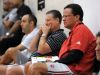 FILE – Tom Crean watches possible player prospects as he sits on the baseline with other coaches from around the country during the AAU Adidas Invitational held at North Central High School and other various locations throughout Indianapolis on July 11, 2013.