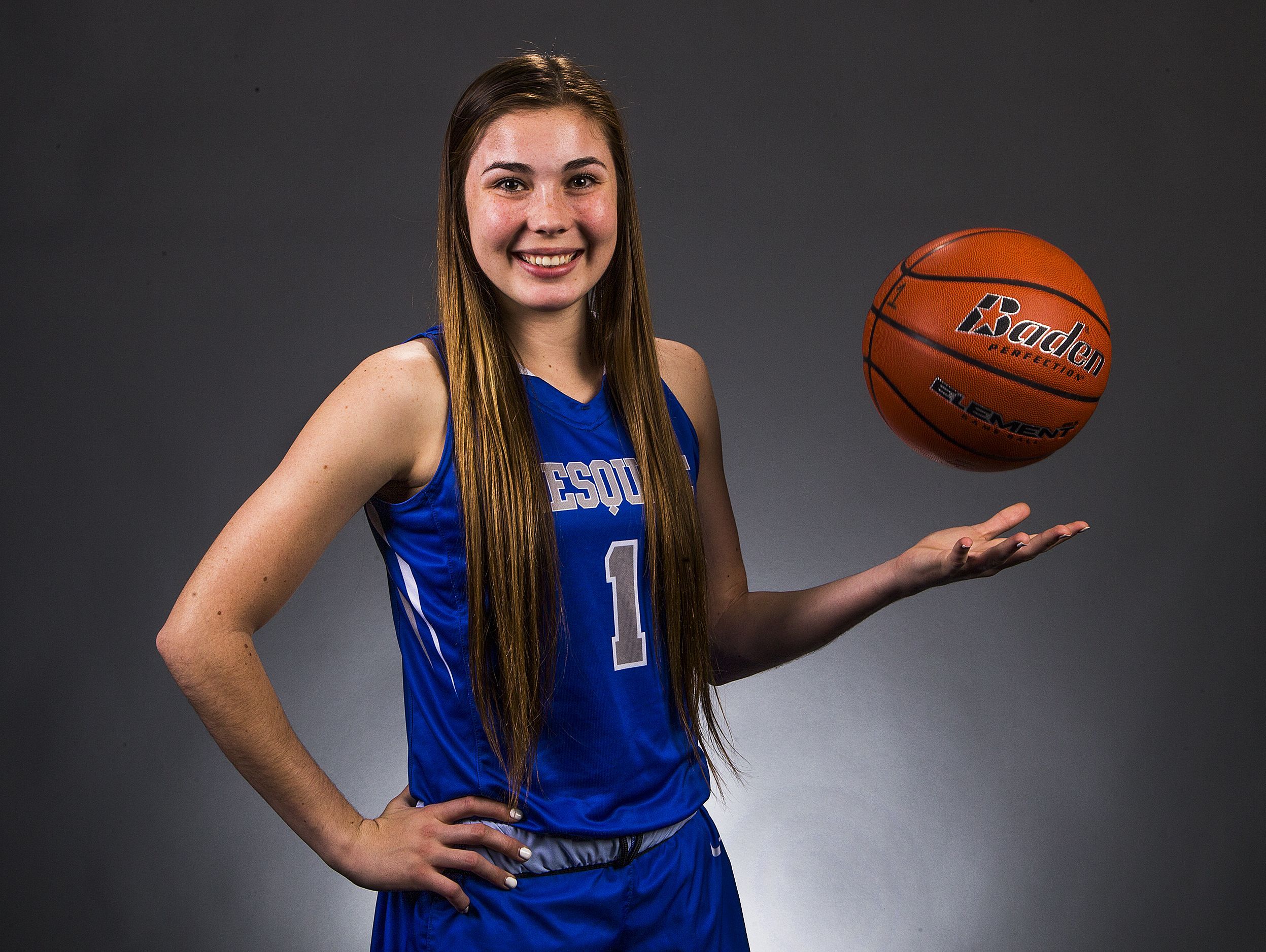 Gilbert Mesquite junior guard Shaylee Gonzales is a finalist for the azcentral.com Sports Awards Big Schools Girls Basketball Athlete of the Year award.