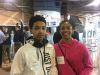 Cameron and Cheyenne McEvans, students at Southfield A&T High School, participated in the Ross Initiative in Sports for Equality