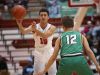 Park Tudor's #10 Kobe Webster passes past Cloverdale's #12 Nick Winders during the Cloverdale vs Park Tudor basketball game of the Tip Off Classic at Southport Fieldhouse, Saturday, December 10, 2016. Park Tudor won the game 74-63.