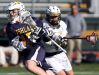 Highland's Jesse Weaver (17) turns the corner on FDR's Kyle Mackin (9) during boys lacrosse action at Franklin D. Roosevelt High School in Staatsburgh March 18, 2017.