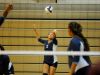 Westminster’s Neilee Newton serves during the recent tournament at Ascension Episcopal School.