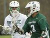 Archmere's Cole Bauer (left) eyes Tower Hill's Andrew Cercena in the second half of Archmere's 12-7 win Saturday.