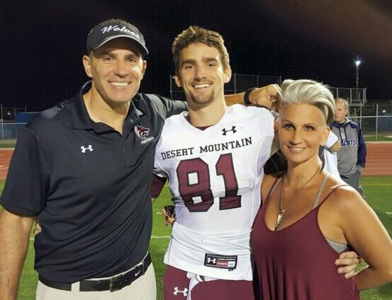 The Warners with son Kade at Desert Mountain (Photo: Warner family photo)