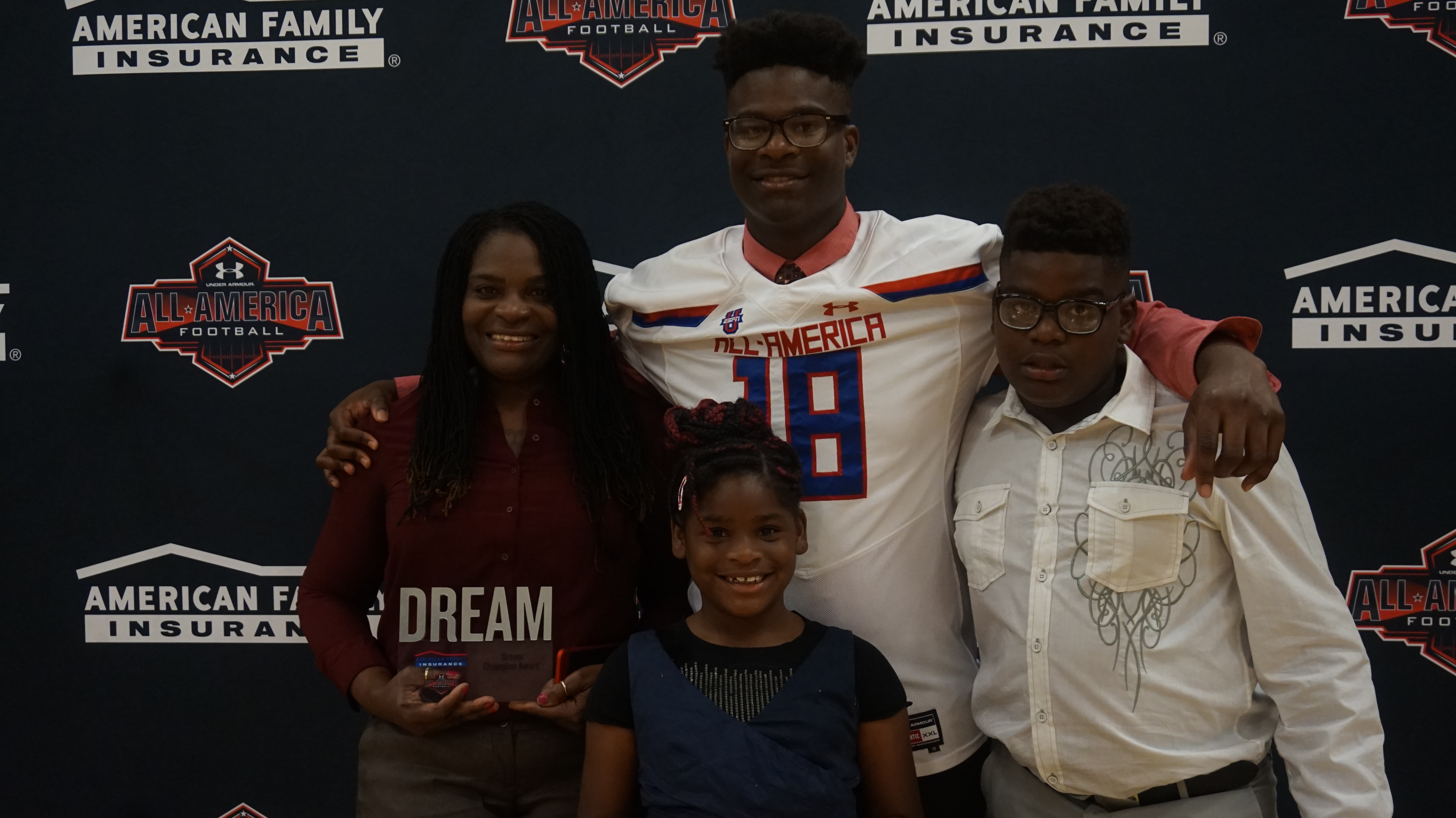 Richard Gouraige excited to receive his Under Armour All America