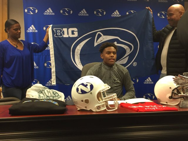 Jahan Dotson committed to Penn State (Photo: @TheRealACarr/Twitter screen shot)