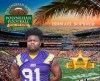 Five-star defensive lineman Ishmael Sopsher is among the first 24 commitments to the 2019 Polynesian Bowl. Background Photo: Scott Cunningham/Getty Images