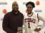 Queen Egbo presents her father with her Dream Award (Photo: McDonald's All-American Games)